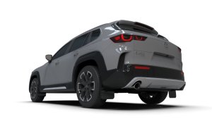 Mazda CX-50 Mud Flap Kit - Rally Armor - UR Black/Grey Logo - Black - `23-`25